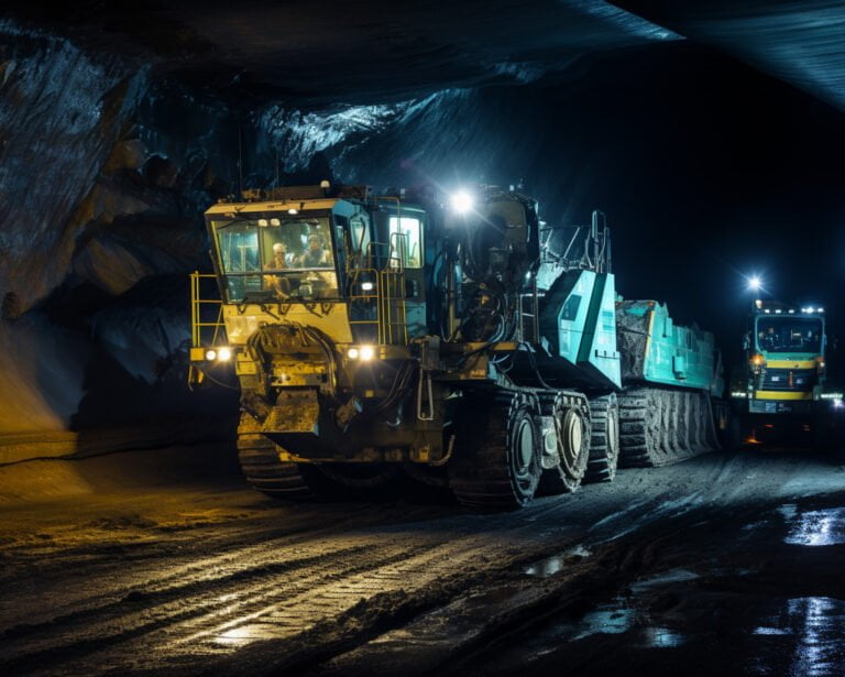 Tunneling, Mining